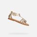 GEOX SANDAL KARLY MEISJES Sandalen - PLATINA - Maat 28