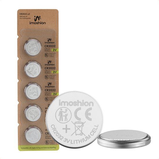 imoshion CR2032 Knoopcelbatterij - 3V Lithium - 5 stuks