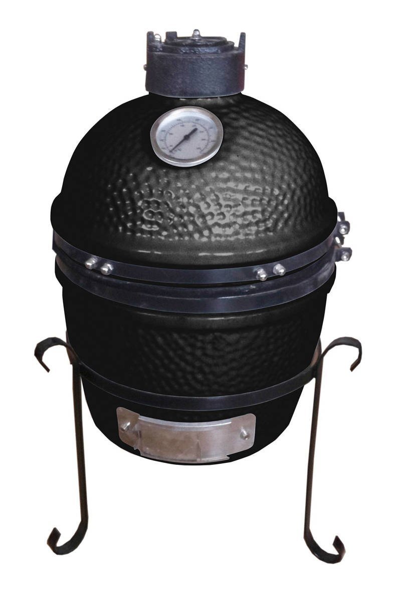 Patton Kamado Grill 13 houtskool barbecue / zwart / Keramisch / rond