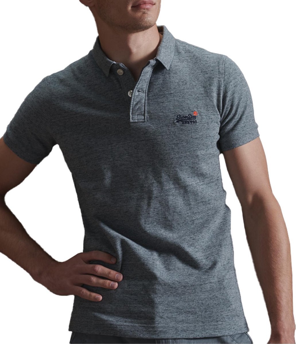 Superdry Classic Pique S/S Heren Poloshirt - Maat XXL