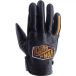 Von Dutch Gants de moto en cuir d'été Storm