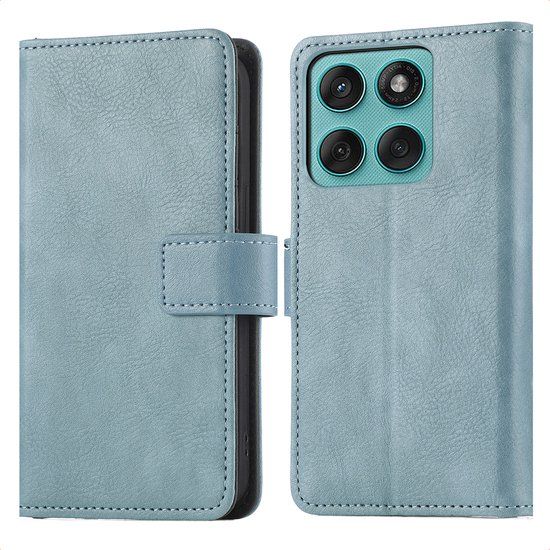 imoshion Hoesje - Geschikt voor Motorola Moto G57 Power - Luxe Bookcase - Lichtblauw