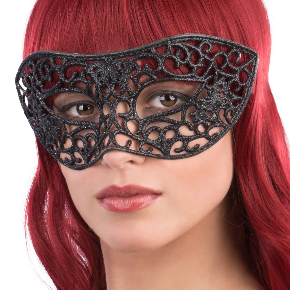 partychimp 01383 - Zwart - Kunststof - Masker