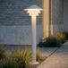 Lucande Montaro Borbely LED, Blanc, 110cm, Aluminium, IP54