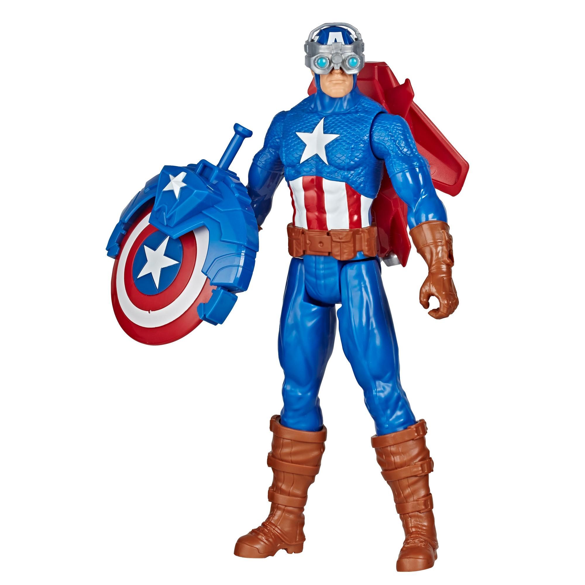 Marvel Titan Hero Blast Gear Captain America 30cm - Actiefiguur