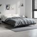 Maison Exclusive - Cadre de lit sans matelas noir 140x190 cm bois d'ingénierie