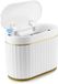 BeiJingLiangPinJiaZuoKeJiWenHuaFaZhanYouXianGongSi Poubelle - Sans contact avec capteur de mouvement intelligent et couvercle à ouverture automatique - Pour salle de bain, salon, coiffeuse, cuisine, bureau et camping-car - 5 litres