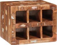 vidaXL Wijnrek Bruin 44 x 30 x 35 cm Massief Gerecycled Hout