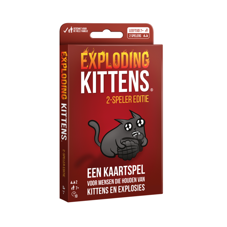 Exploding Kittens 2 Spelers Editie NL