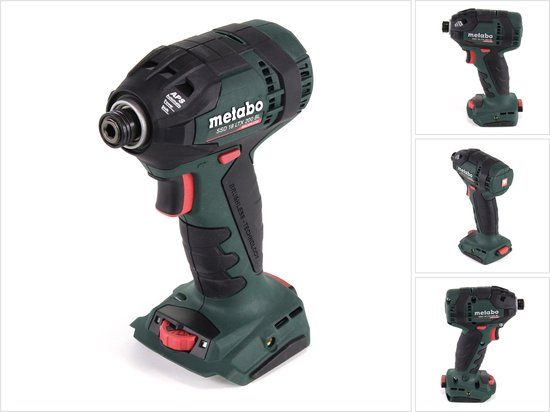 Metabo SSD 18 LTX 200 BL - 18V Li-Ion Accu Slagschroevendraaier (Body) - Koolborstelloos