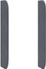 vidaXL Hoofdbord oor Grijs 80 x 16 x 4 cm Fluweel