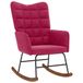 VidaXL Schommelstoel Bordeaux Fluweel