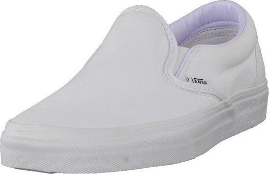 Vans Classic Slip-On Unisex Canvas Rubber Wit Maat 39
