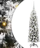 vidaXL Kunstkerstboom Groen 120 cm PVC en Staal en Kunststof