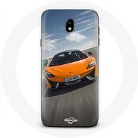 Maniacase Etui voor Samsung Galaxy J7 2017 Formule 1 McLaren Oranje