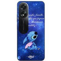 Maniacase Etui Oppo A58 Stitch Disney Steek Schattig Ohana Betekent Familie