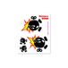 4R Quattroerre.it Sticker Sticker Bomb Bomb met opladen 10x12cm
