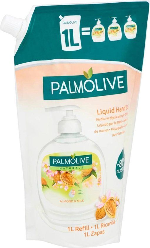 Palmolive Naturals Melk & Amandel Handzeep Navulling 1000 ml