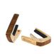 Thalia Premium Series Capodaster met gouden afwerking en inleg van gekrulde Hawaiiaanse koa in honingraatpatroon