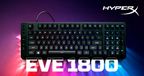 HyperX Eve 1800 Gamingtoetsenbord AZERTY Zwart