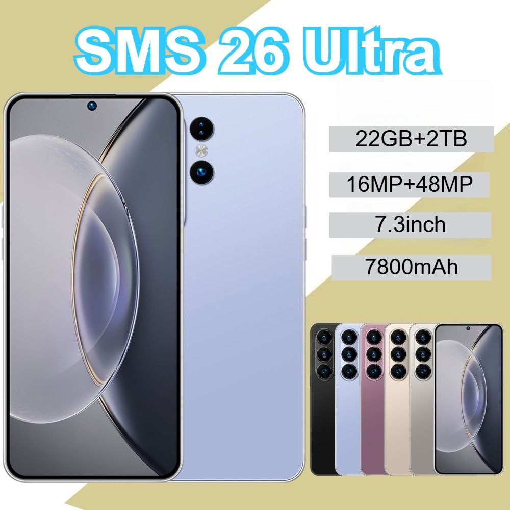 CHOTOG HOT SMS 26 Ultra Android 5G Dual SIM Mobiele Telefoons