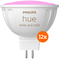 Philips Hue White and Color MR16 Spot 12-Pack