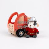 Egmont Toys Brandweerwagen speelgoedauto met miniatuur figuur 3+ groot