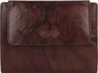 mano Leren Portemonnee Donna Aurona Wallet Darkbrown Donkerbruin