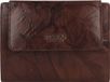 mano Leren Portemonnee Donna Aurona Wallet Darkbrown Donkerbruin