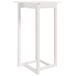 VidaXL Bartafel 60x60x110 cm massief grenenhout wit