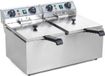 Royal Catering Elektrische Friteuse - 2 x 13 liter - 6400W - Dubbel - Grijs