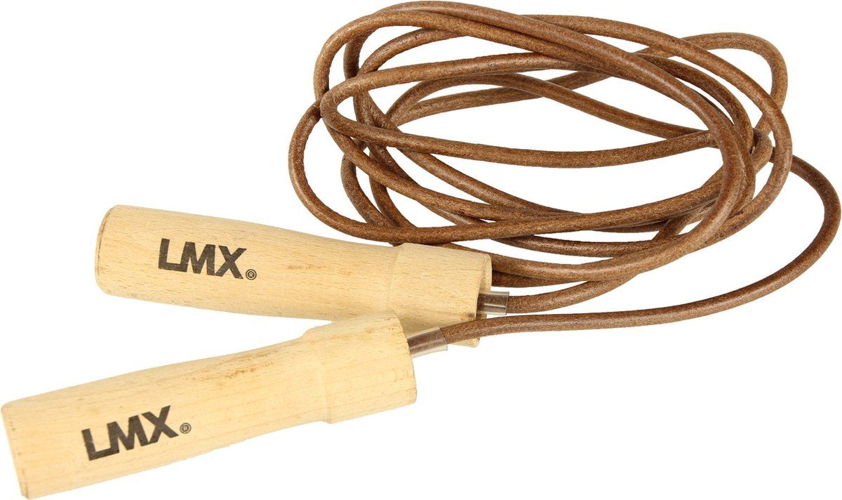 LMX Leather Jump Rope with Bearing - Brown