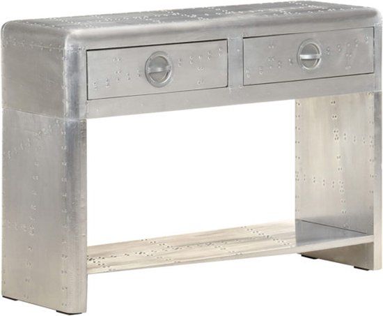 vidaXL Dressoir luchtvaartstijl 110x35x75 cm metaal
