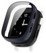 Xplora Étui en plastique pour la Xplora X6 Play / X6 montre enfant + verre protecteur H9, bleu foncé