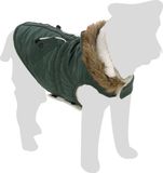 Flamingo Kimo Winterjas voor honden, groen, 30 cm