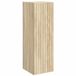 vidaXL Wandgemonteerde Badkamerkast Sonoma Eiken 33 x 34,5 x 100 cm