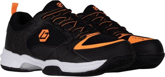 Brabo Tribute Indoor Hockeyschoen Junior Zwart - Oranje