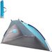 LayOnMe Strandtent Blauw - Windscherm - 270 x 120 cm - UV Zilvercoating - Incl. Draagtas