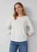 s.Oliver T-shirt Dames 3/4 Mouw Ecru Maat 46