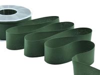 Furlanis - Poly katoen, mat poly-katoenen lint voor geschenkverpakkingen, decoraties, gastgeschenken - groen Engels, 35 mm x 25 m