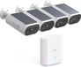 Aosu SolarCam P1 SE - 4 Beveiligingscamera's met 2K Resolutie - Zonne-energie - 2-Weg Audio - AI