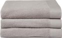 Seahorse Pure Badhanddoek - Grijs - 60x110 cm - Set van 3