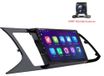 Android autoradio avec caméra de recul pour Seat Leon 3 (5F1, 5F5) années modèles 2012-2020. CarPlay et Android Auto sans fil, processeur 8 cœurs, mémoire 6+128Go, 4G LTE, navigation GPS, écran 9 pouces