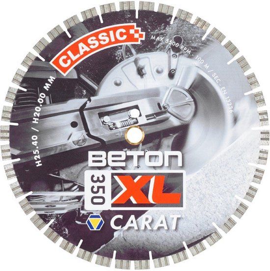 Carat CSCXL35042 Diamantzaagblad - 350 x 20/25,4 mm - Beton en Steen