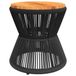 Acaciahout Table basse avec fil Ø 45x44 cm