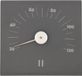 Rento Aluminium Sauna Thermometer vierkant - Grijs