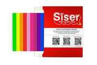 Siser EasyWeed 12 vellen 30 x 30 cm, neonkleuren, vinyl om op te strijken, voor personalisatie, voor creatieve hobby's, gecertificeerd veganistisch en Oeko-Tex Standard 100 klasse I