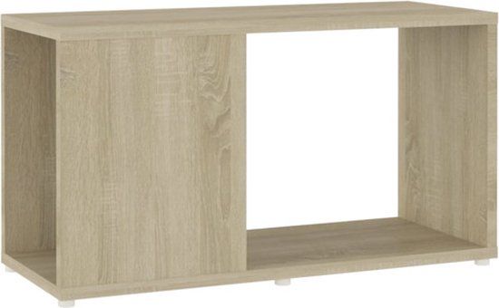 vidaXL Tv-meubel 60x24x32 cm bewerkt hout sonoma eikenkleurig