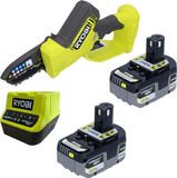 Ryobi RY18PSX10A accu takzaag 18 V 10 cm borstelloos + 2x accu 5,0 Ah + oplader