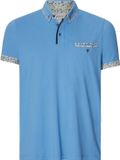 Babista Polo pour homme - Bleu - Taille L - Coton - Coupe ample